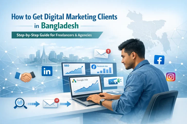 How to get clients for digital marketing in Bangladesh step by step guide